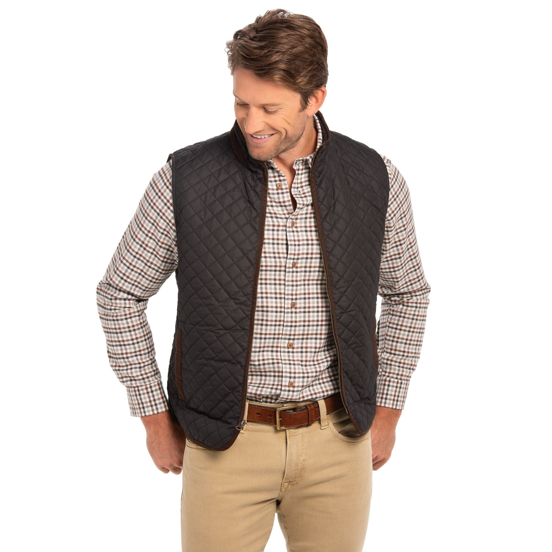 HOUSTON NYLON VEST - BLACK – TJ Bailey