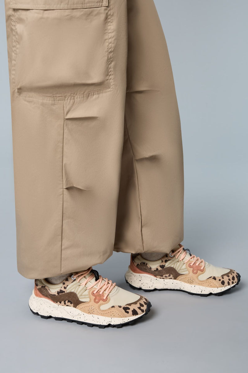 YAMANO 3 UNI SUEDE NYLON SNEAKER - BEIGE/MILK/LIGHT BROWN