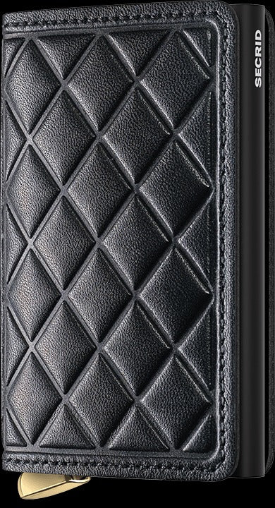 PREMIUM SLIMWALLET - EMBOSS DIAMOND BLACK