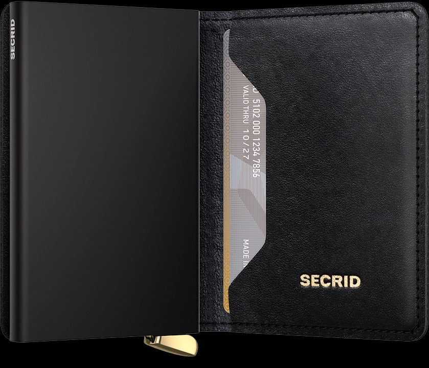PREMIUM SLIMWALLET - EMBOSS DIAMOND BLACK