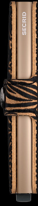 MINIWALLET - ZEBRA BEIGE