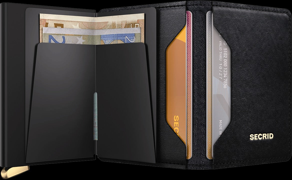 PREMIUM SLIMWALLET - EMBOSS DIAMOND BLACK