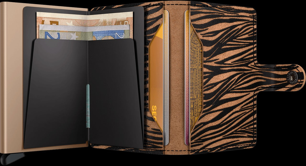 MINIWALLET - ZEBRA BEIGE