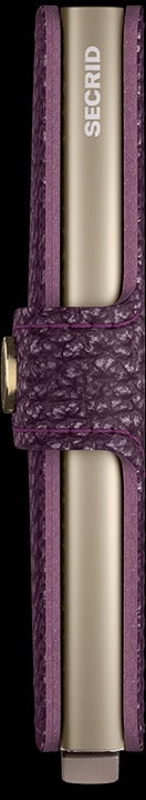 MINIWALLET - PEBBLE GRAPE