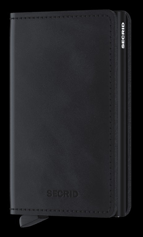 SLIMWALLET - VINTAGE BLACK