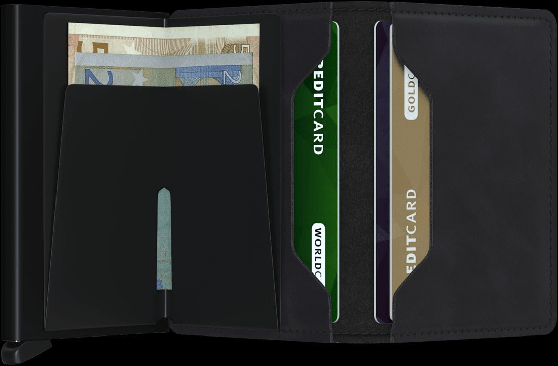 SLIMWALLET - VINTAGE BLACK