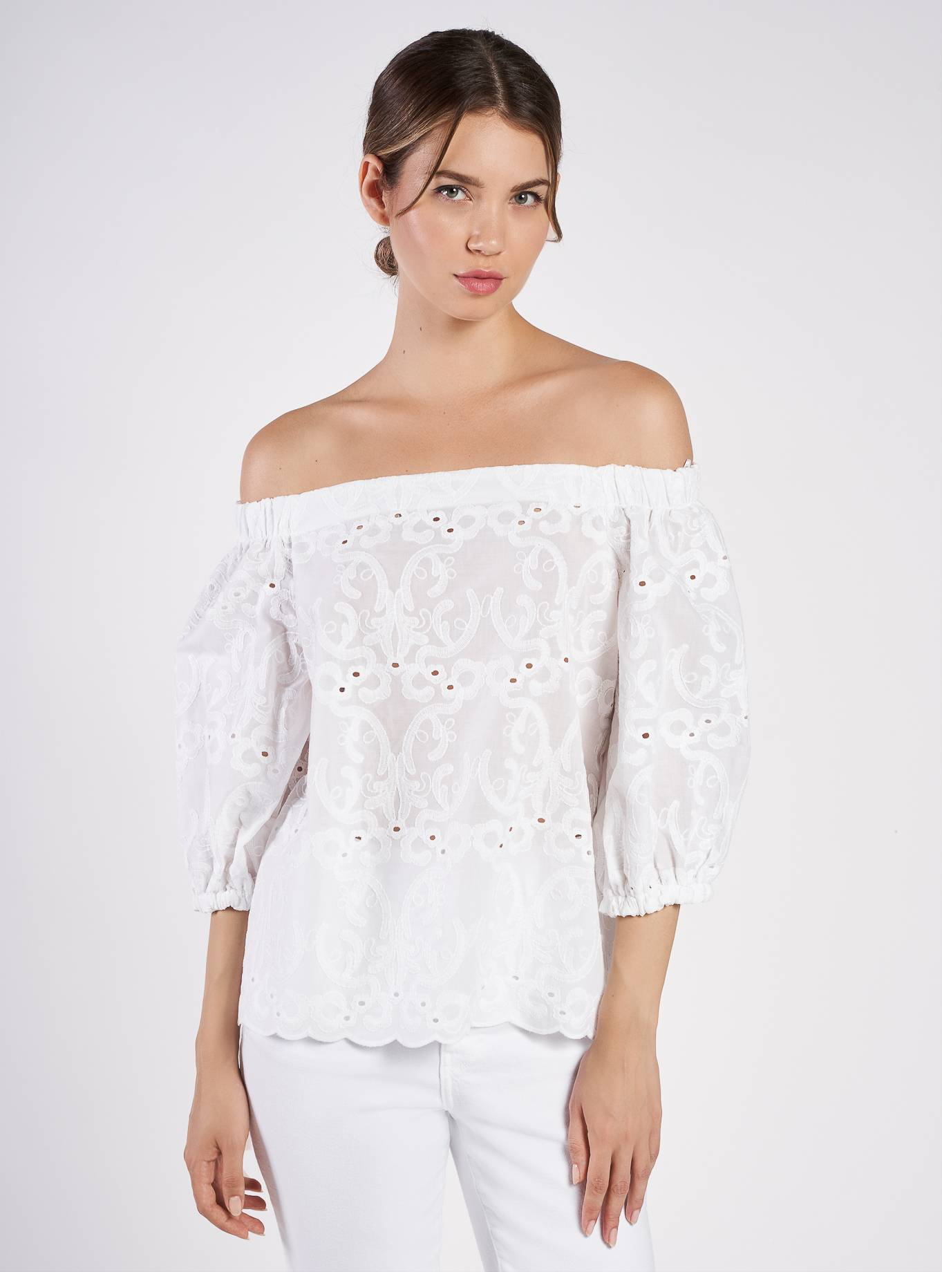 RAGGIO OFF SHOULDER BLOUSE