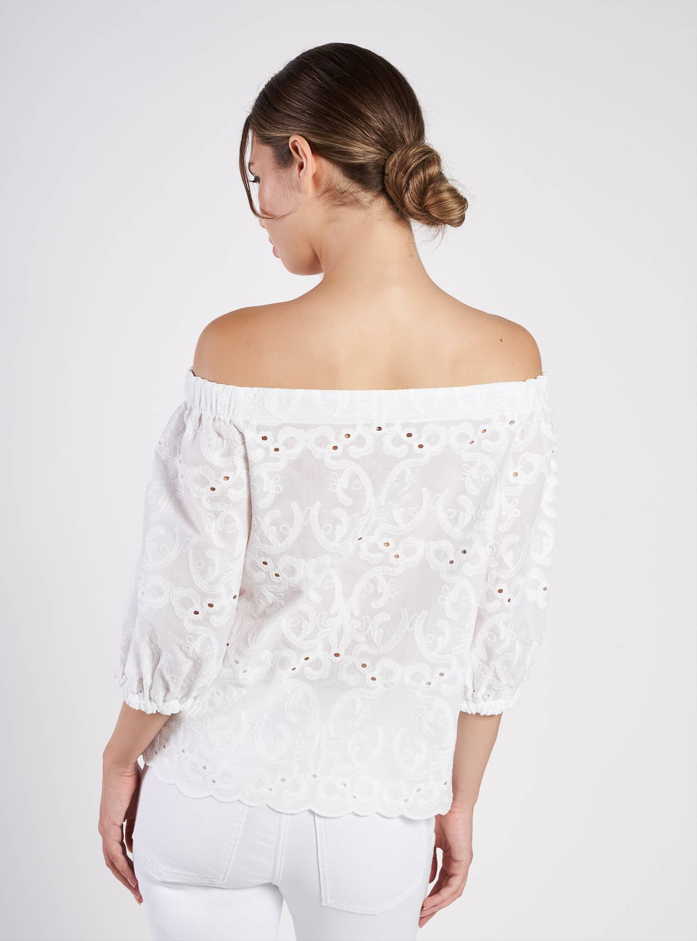RAGGIO OFF SHOULDER BLOUSE