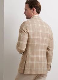 HARMON PLAID SOFT JACKET - CAMEL