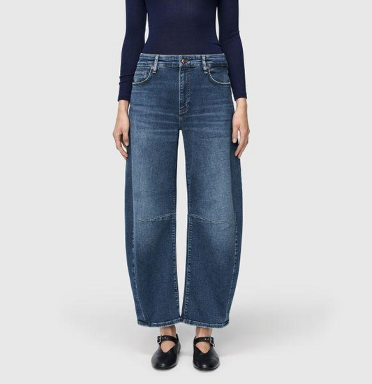 DAKOTA BARREL JEANS - NAUGHTY DEEPBLUE