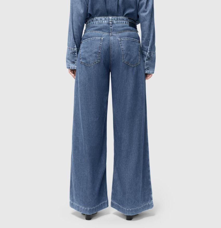 WENDY DENIM TROUSER - MID BLUE HERITAGE