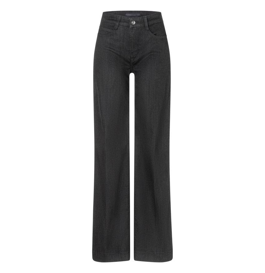 WIDE LEG JEANS - BLACK-BLACK