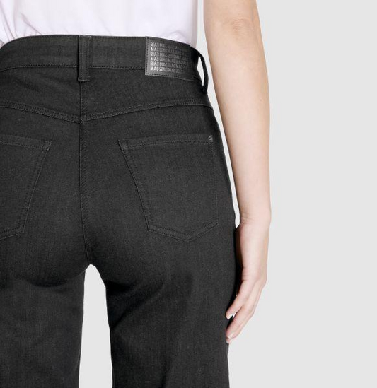 WIDE LEG JEANS - BLACK-BLACK