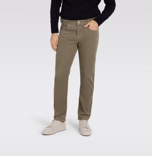 ARNE PIPE MICRO CORD JEANS - GINGER BROWN