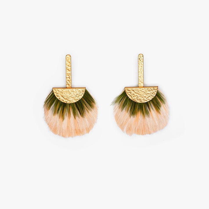 LIMELIGHT GRECIAN FEATHER EARRINGS