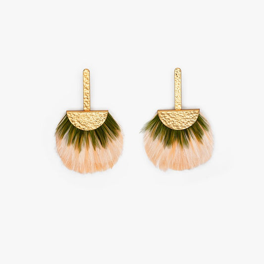 LIMELIGHT GRECIAN FEATHER EARRINGS
