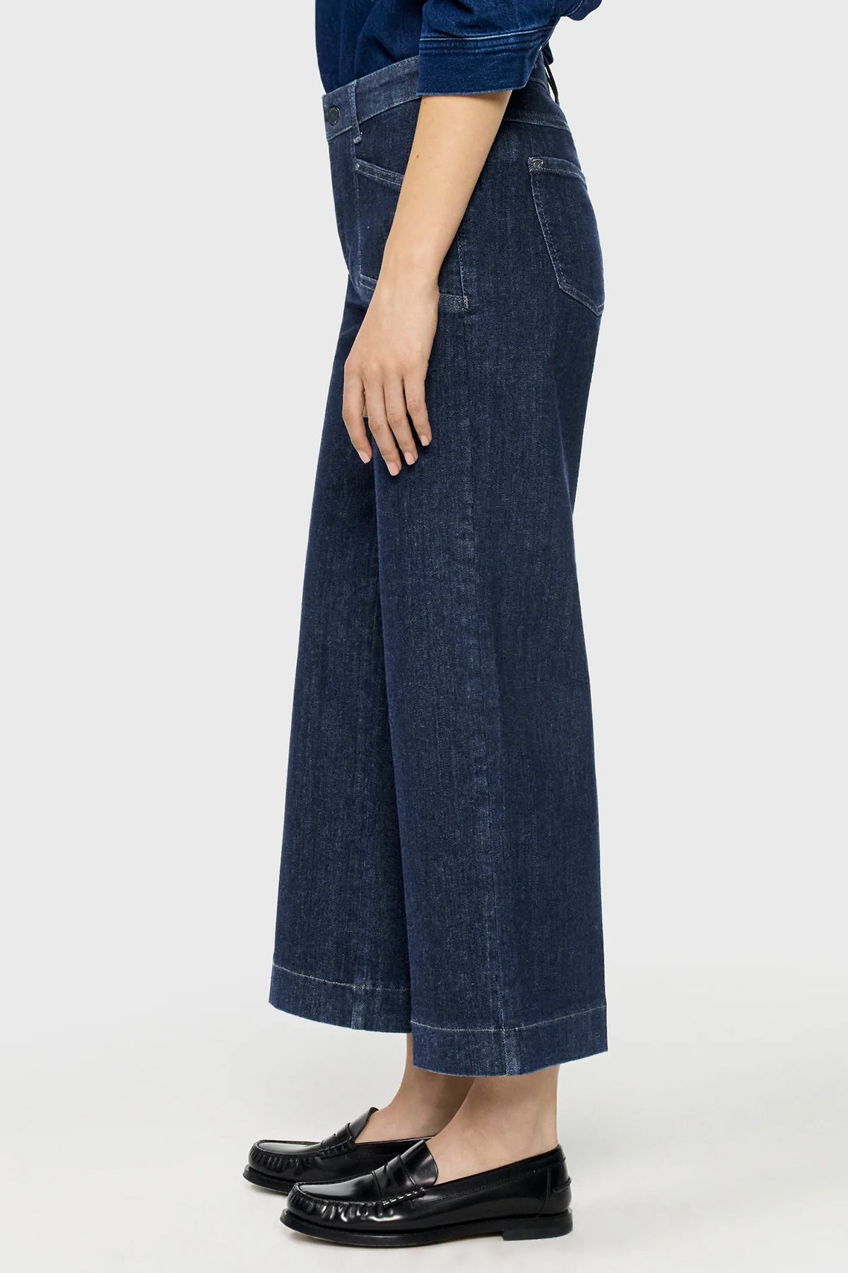 DREAM CULOTTE POCKET JEANS - FASHION RINSED WASH