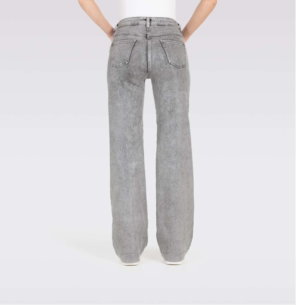 DREAM WIDE AUTHENTIC JEANS - SILVER COATED