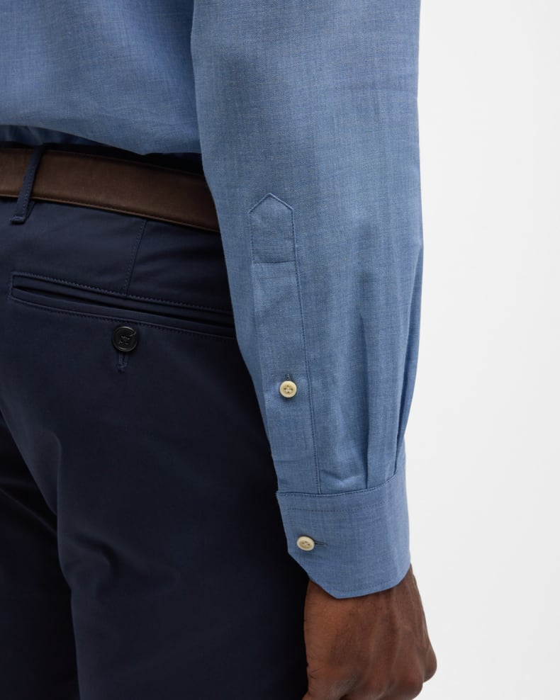 CUMBRIA FLANELLA SHIRT - BROOK BLUE