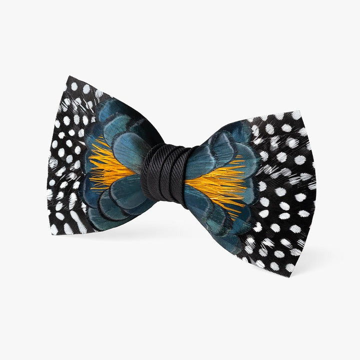 OWEN'S TOWN FEATHER BOW TIE