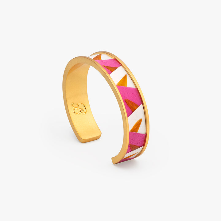 SADDLE FEATHER THIN CUFF BRACELET