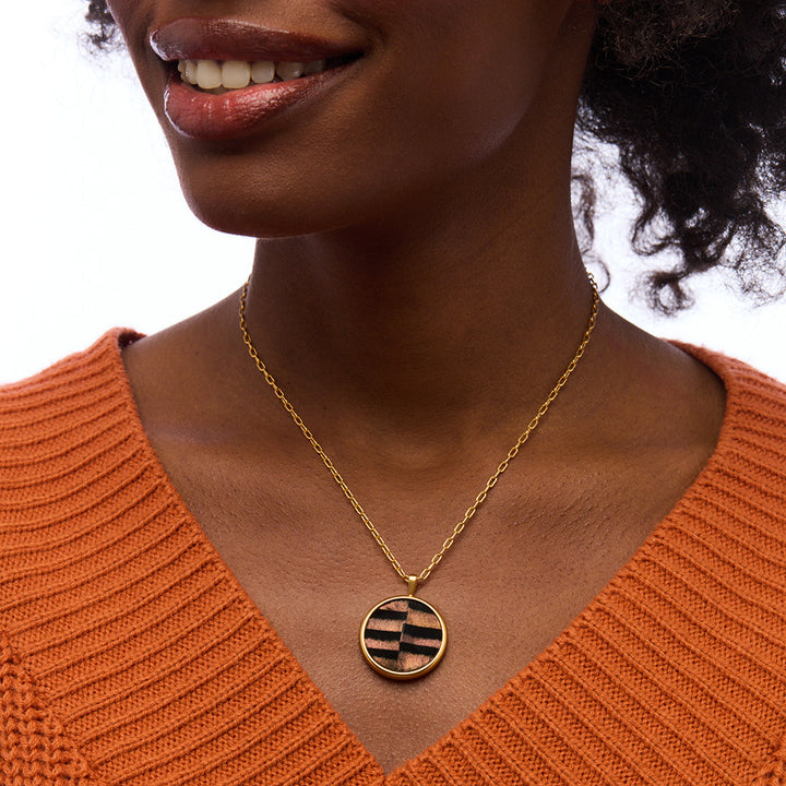 SHOSHONE FEATHER PENDANT NECKLACE