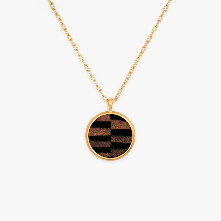 SHOSHONE FEATHER PENDANT NECKLACE