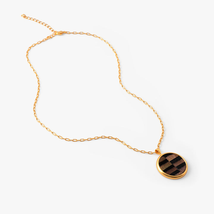 SHOSHONE FEATHER PENDANT NECKLACE