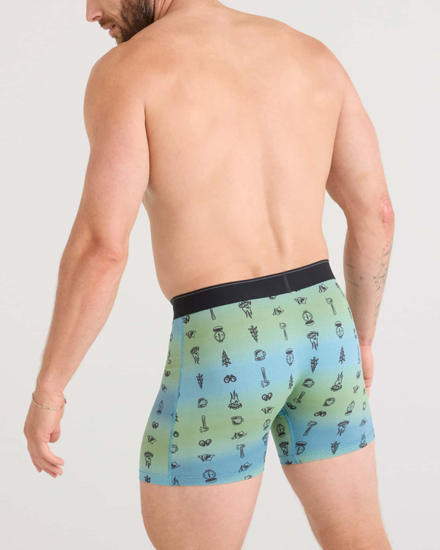 QUEST BOXER BRIEF 2 PACK - CAMP OMBRE/BLACK