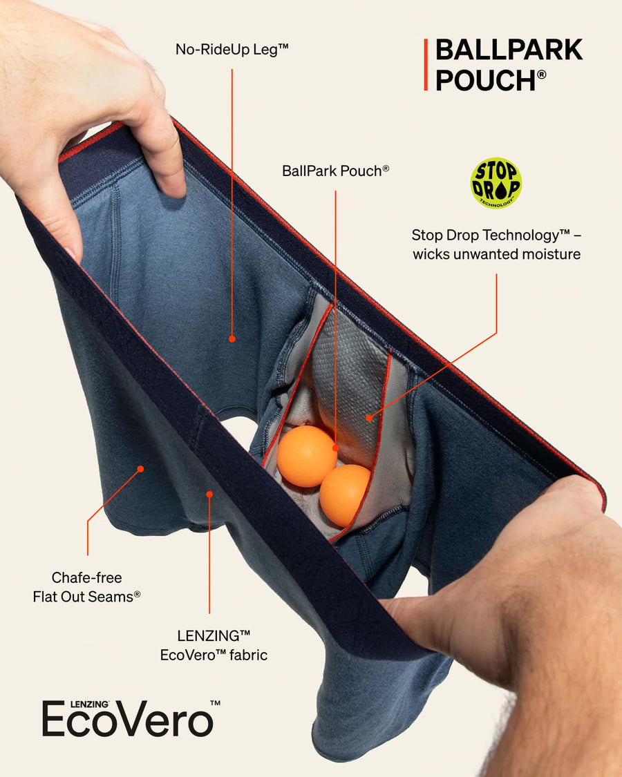 VIBE BOXER BRIEF - PICKLEBALL PARADISE BLUE