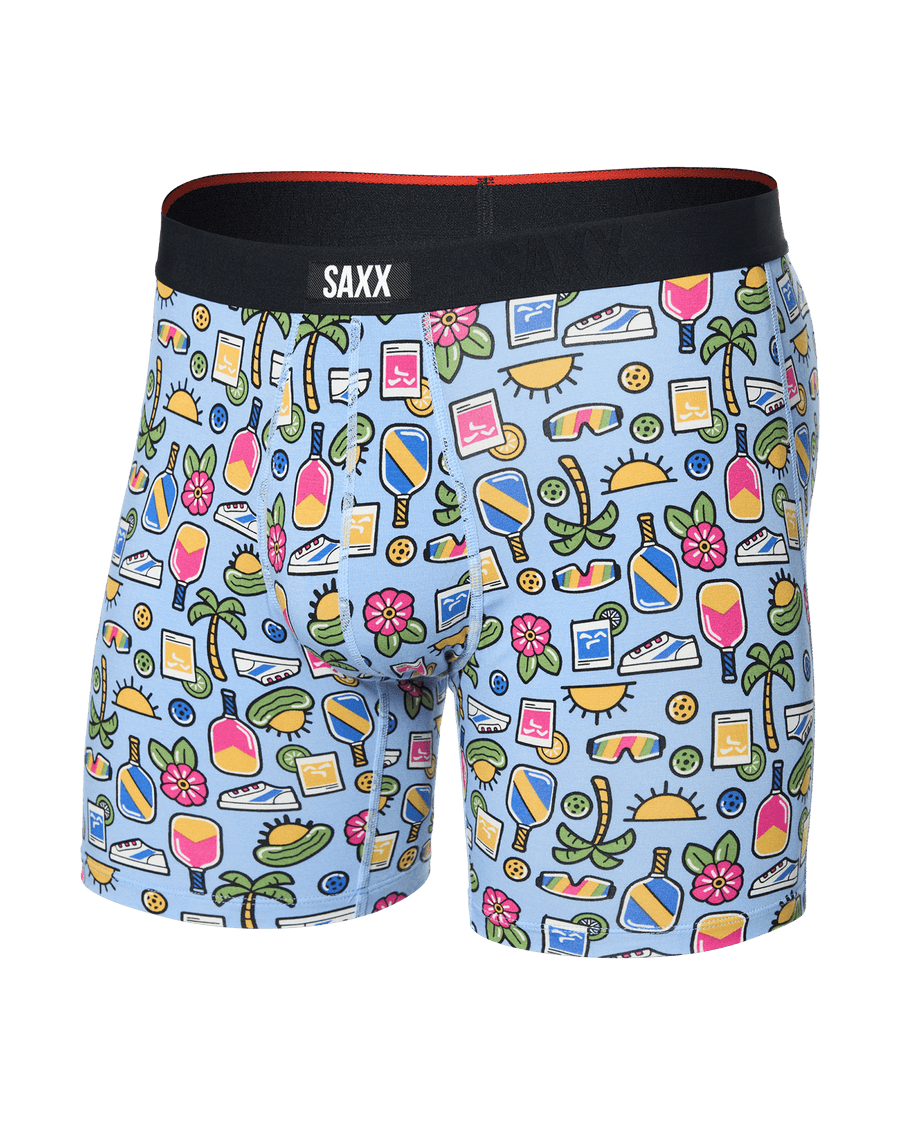 VIBE BOXER BRIEF - PICKLEBALL PARADISE BLUE