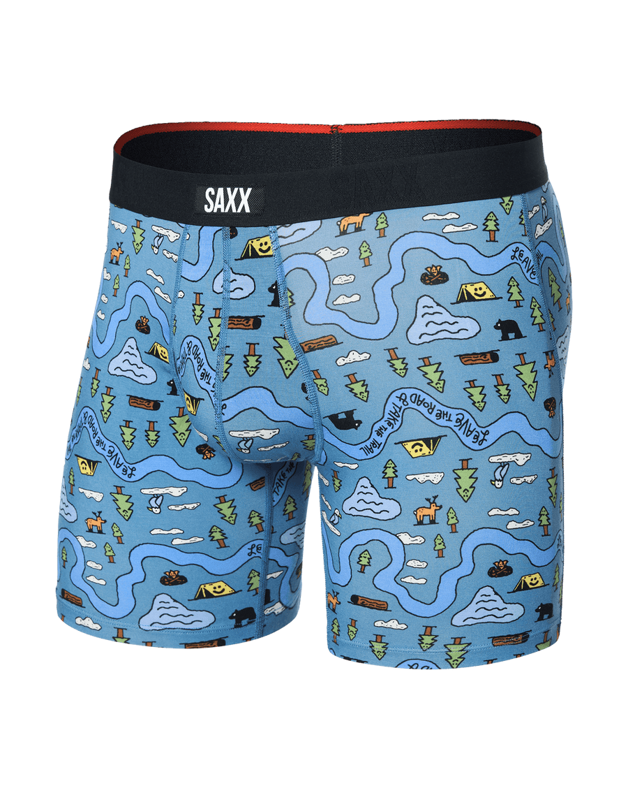 VIBE BOXER BRIEF - TAKE THE TRAIL SLATE