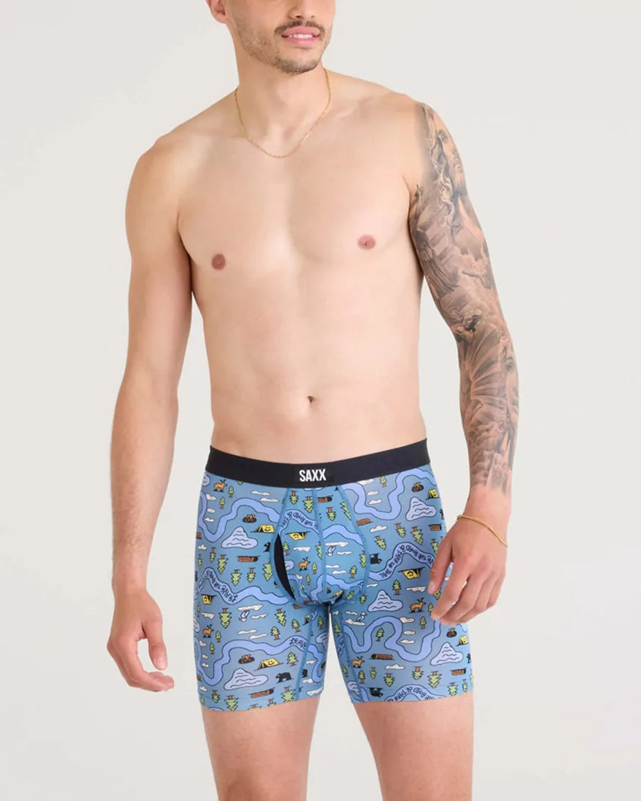 VIBE BOXER BRIEF - TAKE THE TRAIL SLATE