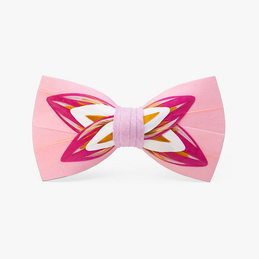 TACK FEATHER BOW TIE