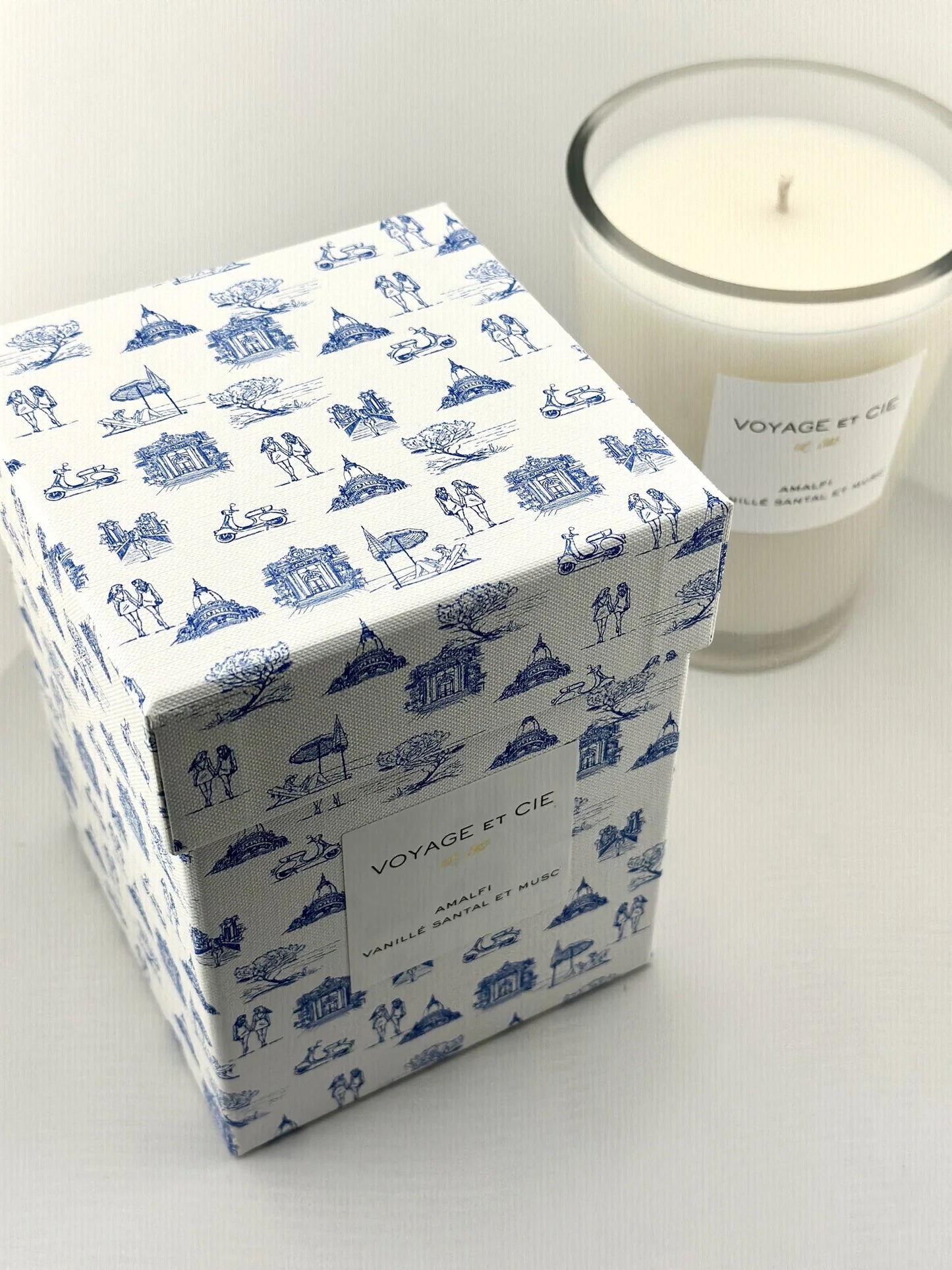 CLASSIC HIGH BALL CANDLE- SEASCAPE