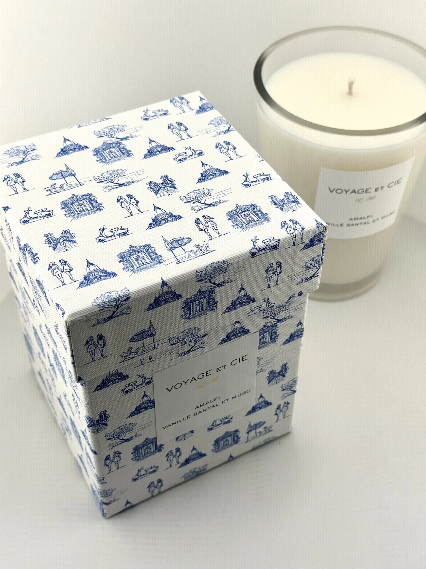 CLASSIC HIGH BALL CANDLE- SEASCAPE