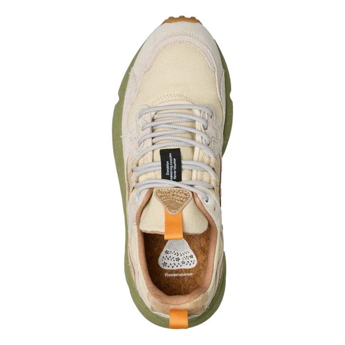 YAMANO 3 UNI SUEDE CANVAS SNEAKER - MILK/BEIGE