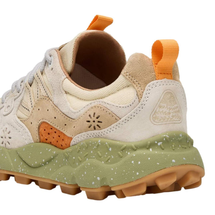 YAMANO 3 UNI SUEDE CANVAS SNEAKER - MILK/BEIGE