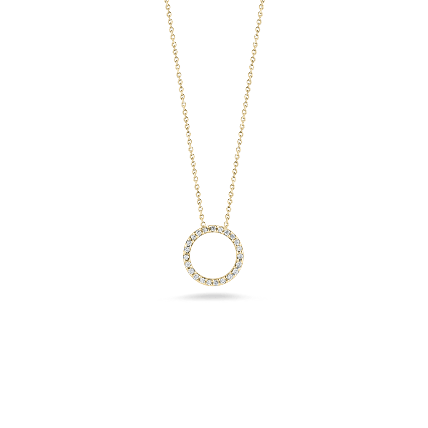 18K YG TINY TREASURES CIRCLE NECKLACE