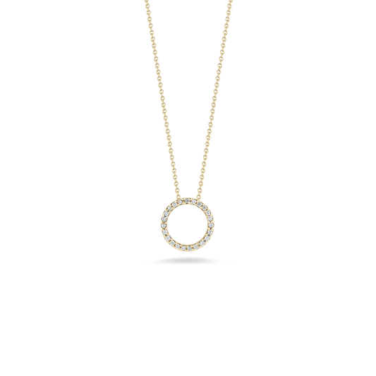 18K YG TINY TREASURES CIRCLE NECKLACE