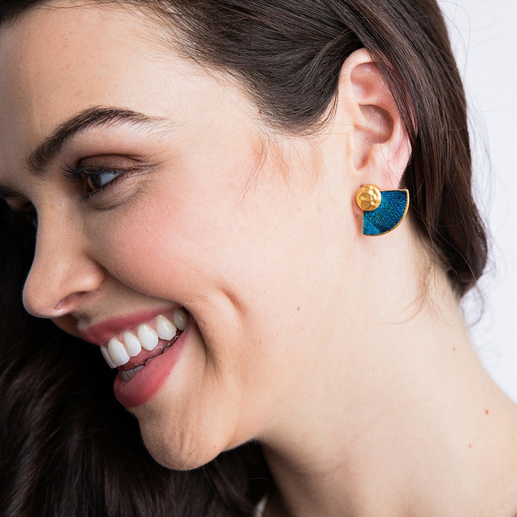 WALTON FEATHER EARRINGS