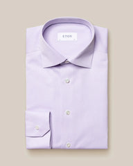 PURPLE FINE PIQUE SHIRT