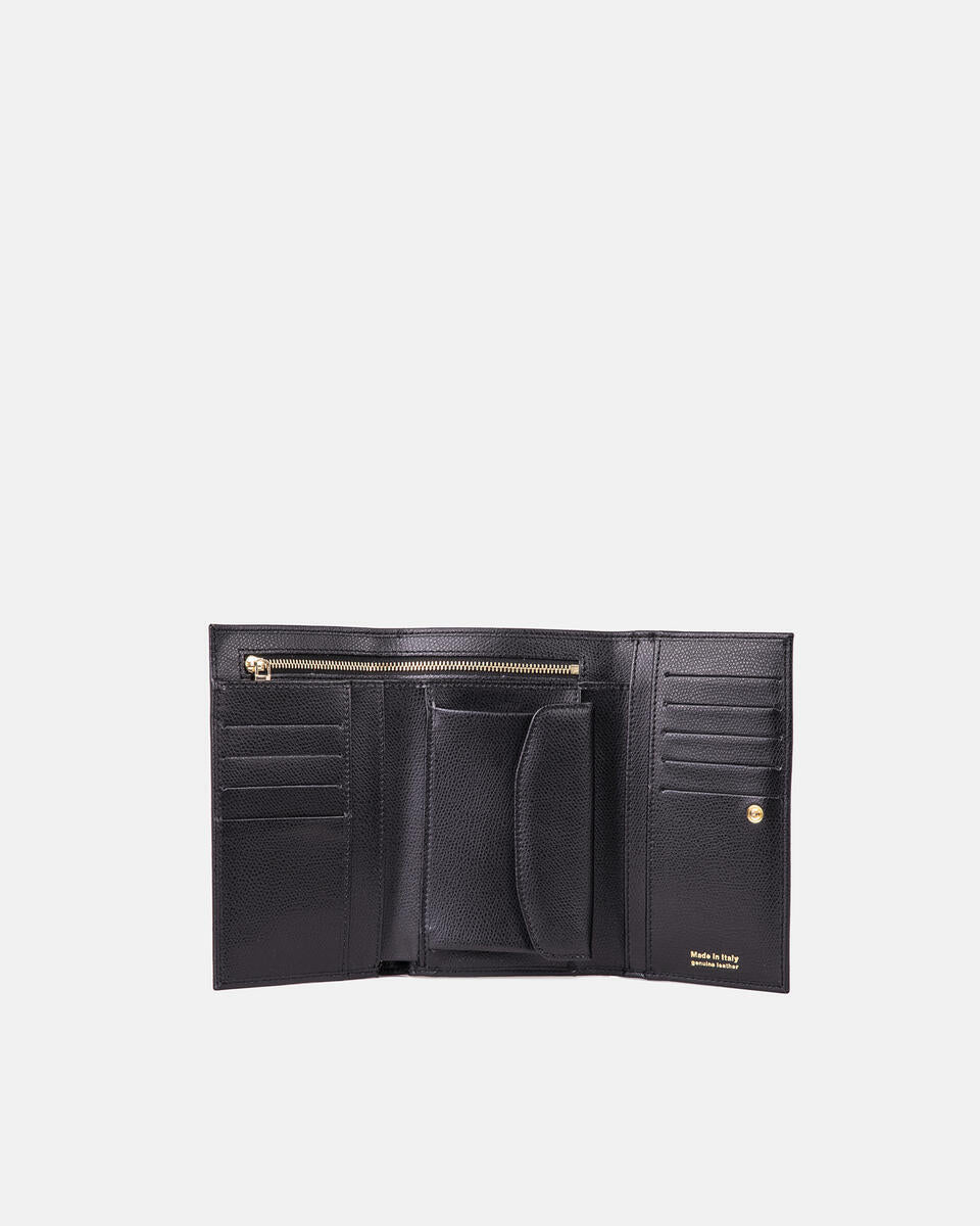 BELLA PORTAFOGLIO BIFOLD - NERO