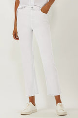 LA CIENEGA STOVE PIPE JEAN - WHITE