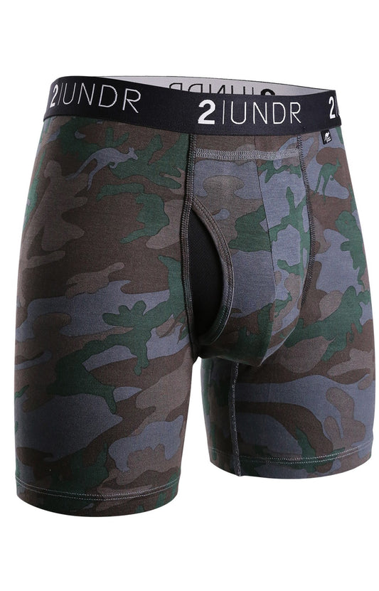 SWING SHIFT 6" BOXER BRIEF - DARK CAMO