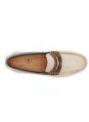 SEASIDE PENNY LOAFER SHOE - OYSTER