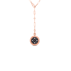 18K RG DIAMOND NECKLACE VENITIAN NECK LACE