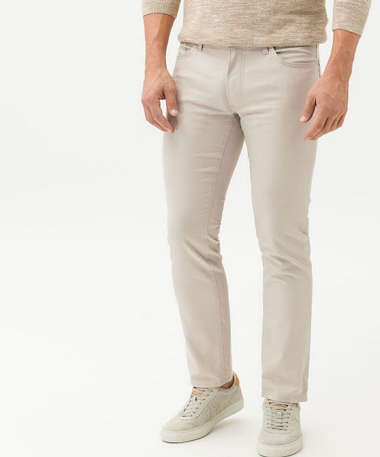 CHUCK HI-FLEX MICRO PRINT TROUSER - BONE