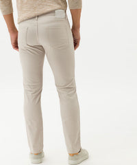 CHUCK HI-FLEX MICRO PRINT TROUSER - BONE