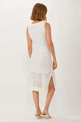MIXED STITCH SWEATER DRESS